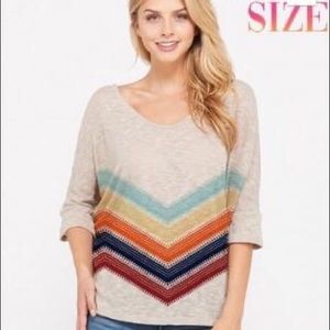Nwt Chevron shirt.